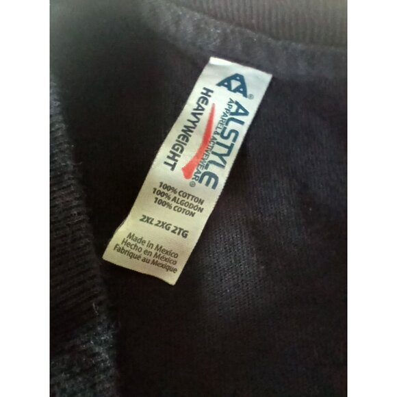 Vintage Alstyle Hard Core Detective Stories Graphic T Shirt Black Mens 2XL T C - Picture 15 of 16